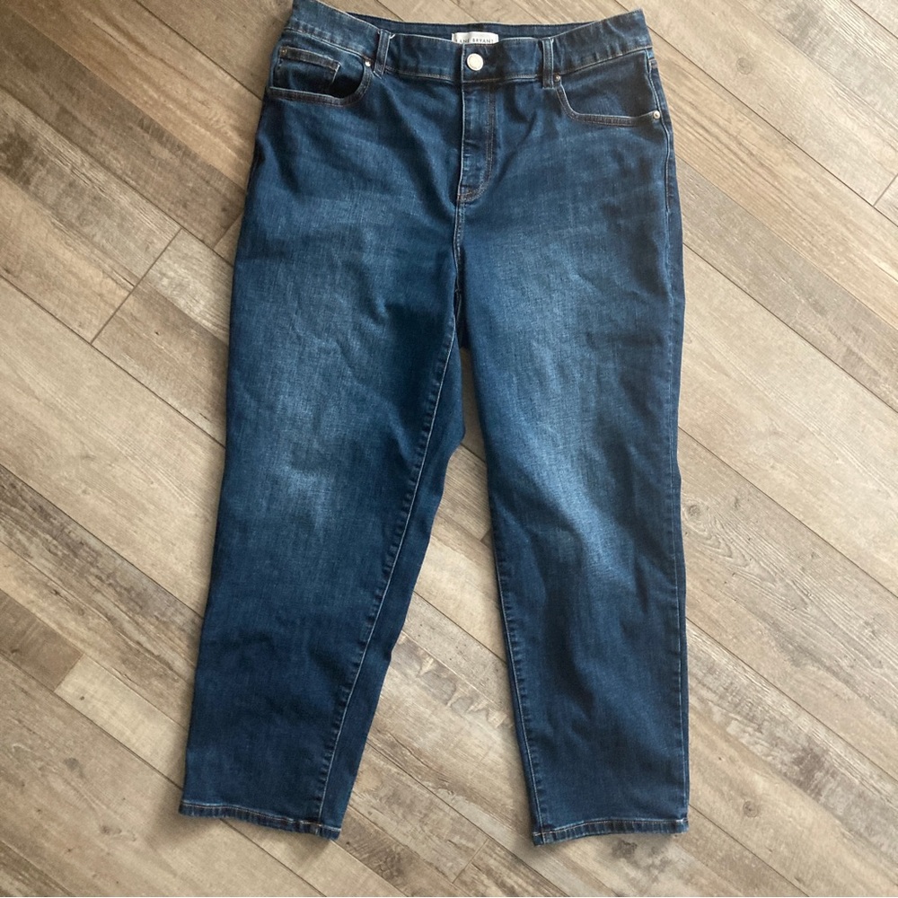 PLUS SIZE LANE BYRANT BLUE JEANS